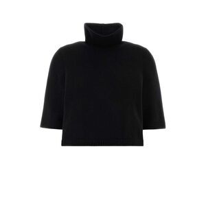 Alaia Women Black Cashmere Blend Sweater